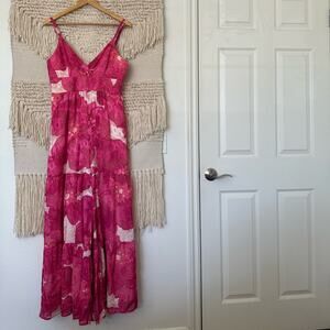 Slate & Willow Pink Floral Jumpsuit